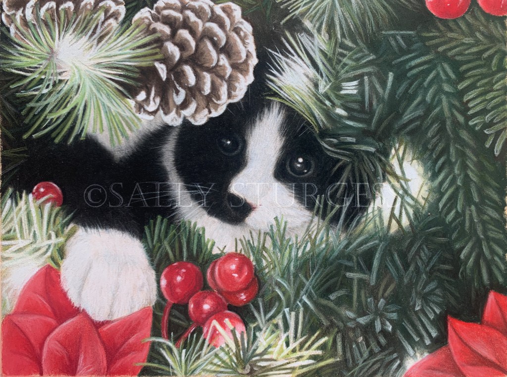 Multiple cat portrait Cat painting
